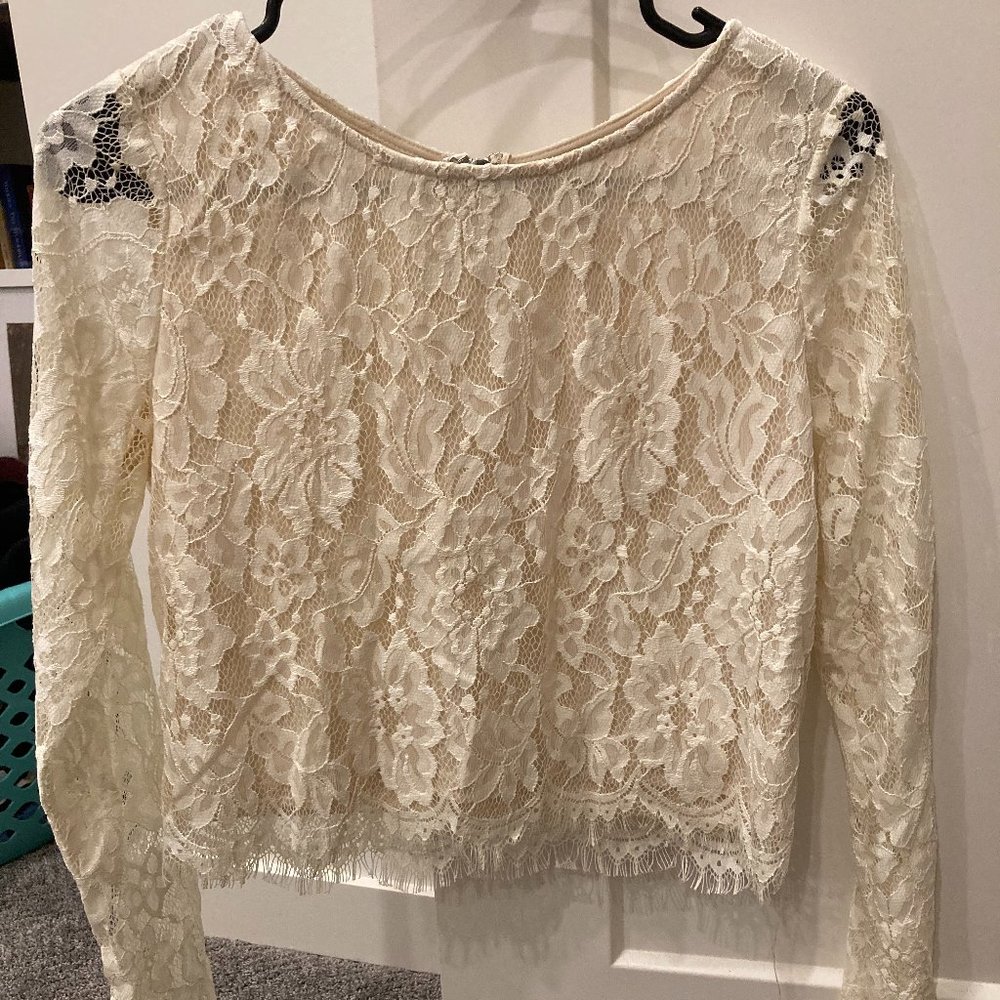 ASHLYN LONG SLEEVE LACE TOP